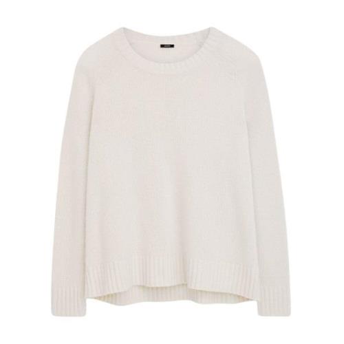 Open Cashmere Ronde Hals Trui Joseph , Beige , Dames