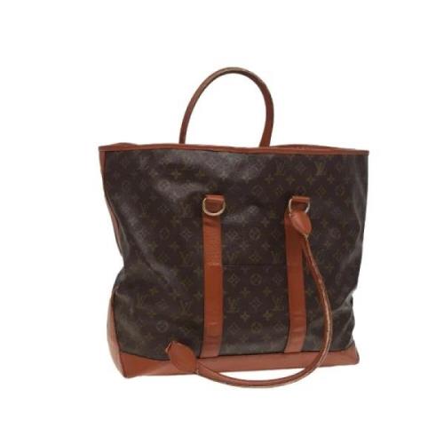 Pre-owned Canvas handbags Louis Vuitton Vintage , Brown , Dames