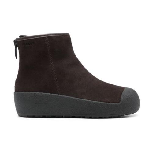 Suède Ritslaarzen met Shearling Voering Bally , Black , Dames