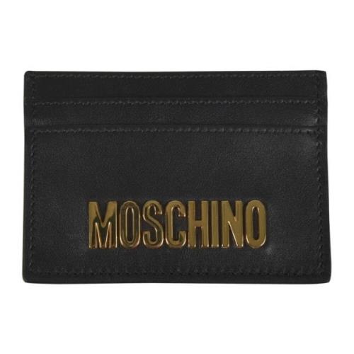 Stijlvolle Portemonnee Collectie Moschino , Black , Heren