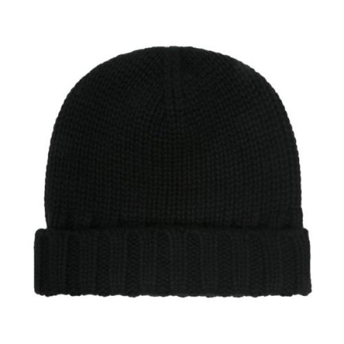 Zwarte Chunky Bennie Hoed Le Kasha , Black , Dames