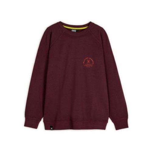 Urban Raglan Sweatshirt Bordeaux Munich , Red , Heren