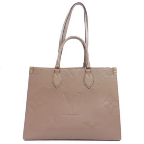 Pre-owned Fabric louis-vuitton-bags Louis Vuitton Vintage , Beige , Da...