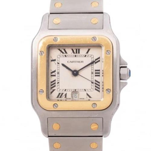 Pre-owned Stainless Steel watches Cartier Vintage , Pink , Heren