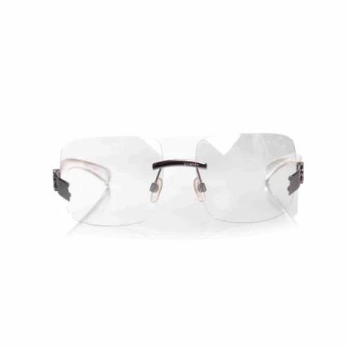 Pre-owned Fabric sunglasses Chanel Vintage , White , Dames