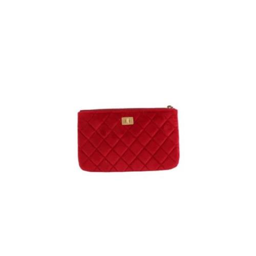 Pre-owned Velvet chanel-bags Chanel Vintage , Red , Dames