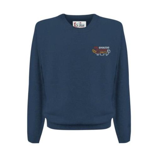 Heren Pullover IJs Kleur MC2 Saint Barth , Blue , Heren