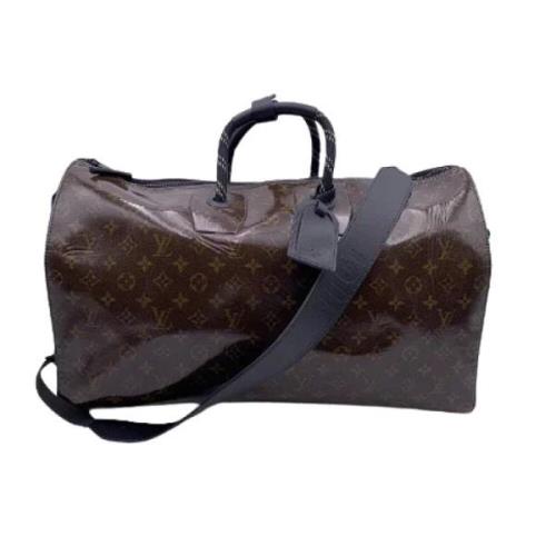 Pre-owned Canvas travel-bags Louis Vuitton Vintage , Brown , Dames