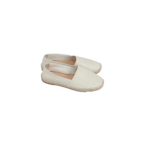 Pre-owned Leather espadrilles Dior Vintage , White , Dames