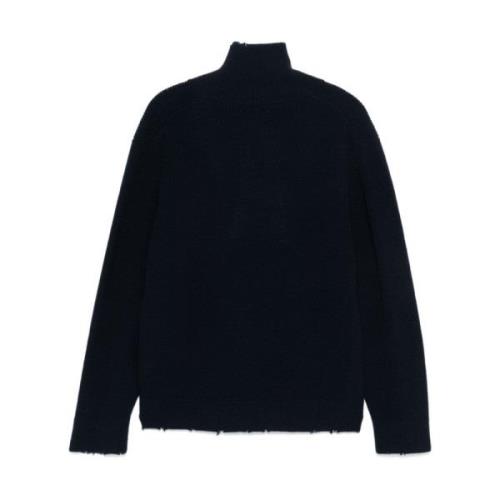 Blauwe Jumper Sweaters Breiwerk Laneus , Blue , Heren