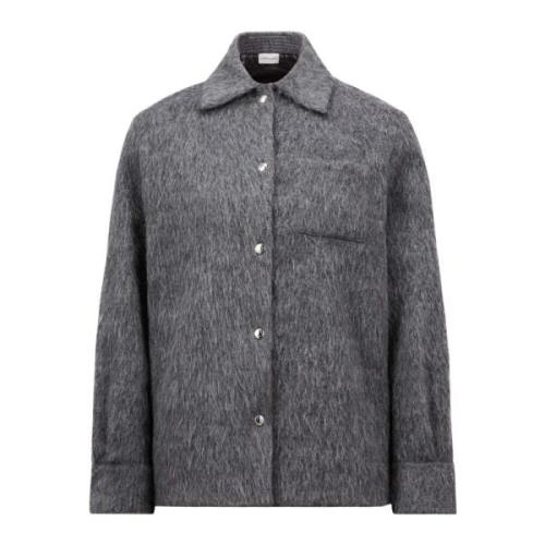 Stijlvolle Shirt voor Mannen en Vrouwen Moncler , Gray , Dames