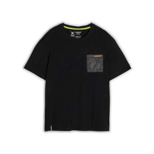 Urban Oversize Bedrukt T-shirt Zwart Munich , Black , Heren