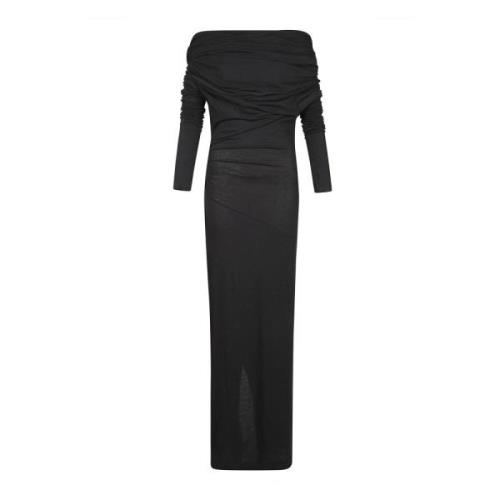 Elegante Zwarte Jurk voor Vrouwen Entire Studios , Black , Dames