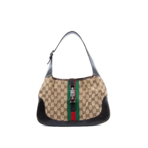 Pre-owned Canvas gucci-bags Gucci Vintage , Brown , Dames