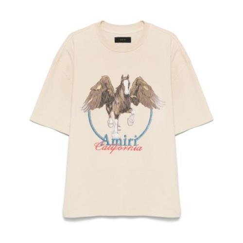 Stijlvolle T-shirts en Polos Amiri , Beige , Heren