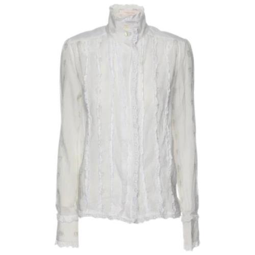 Pre-owned Cotton tops Chloé Pre-owned , White , Dames