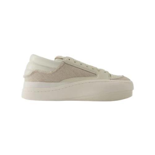 Leather sneakers Y-3 , Beige , Dames