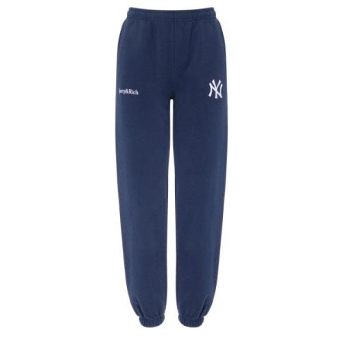 Serif Sweatpant Sporty & Rich , Blue , Dames