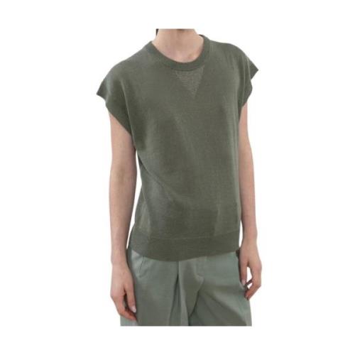 Linnen Vest Peserico , Green , Dames