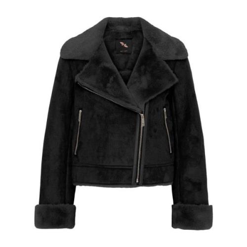 Imitatiebont Bonded Jacket Zwart Btfcph , Black , Dames