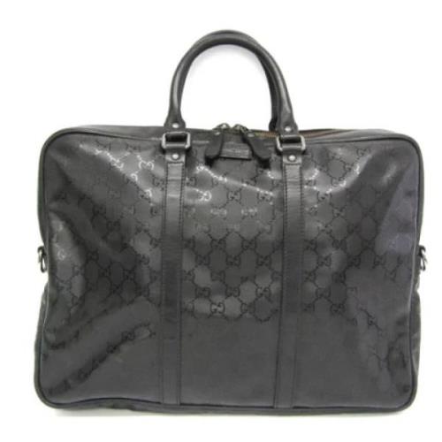 Pre-owned Leather gucci-bags Gucci Vintage , Black , Dames