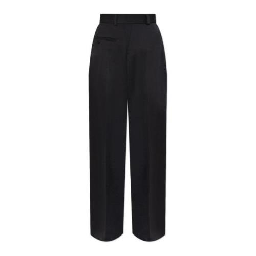 Geplooide broek MM6 Maison Margiela , Black , Dames