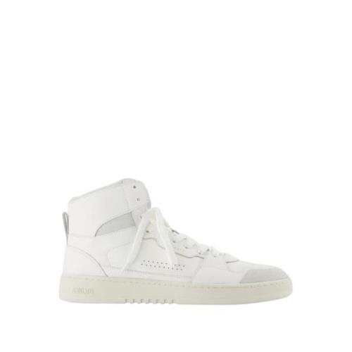 Grijze Leren Dice Hi Sneakers Axel Arigato , White , Heren