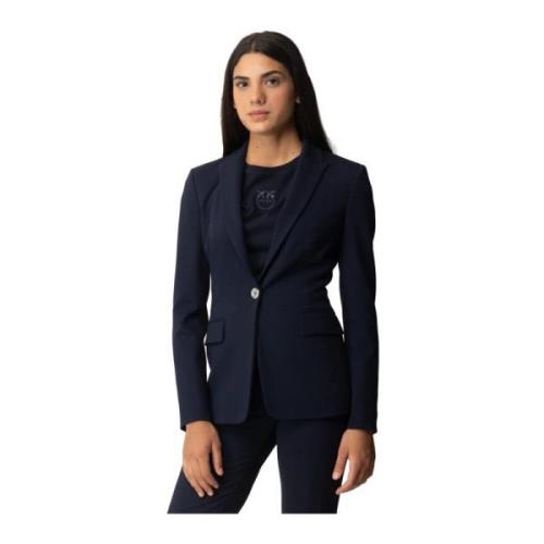 Elegante Viscose Blend Jas Pinko , Blue , Dames