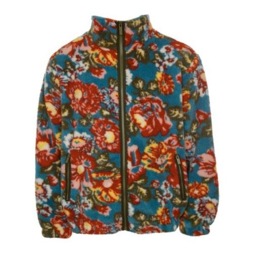 Bloemen Fleecejack Drole de Monsieur , Multicolor , Heren