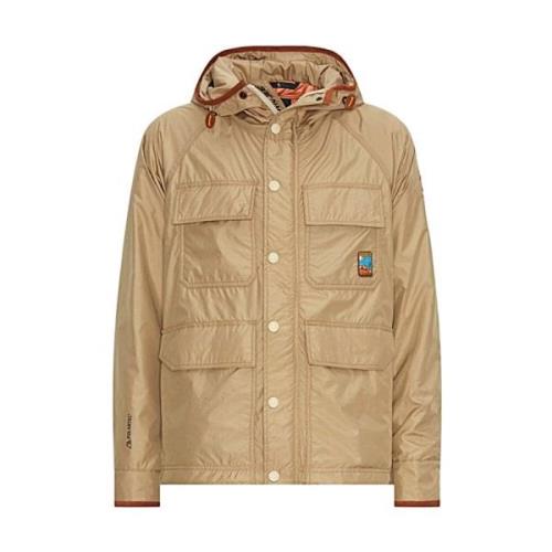 Stijlvolle Pufferjas voor Mannen Moncler , Beige , Heren