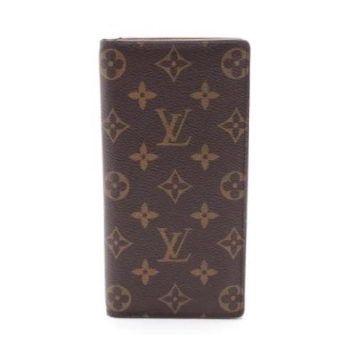 Pre-owned Canvas wallets Louis Vuitton Vintage , Brown , Dames