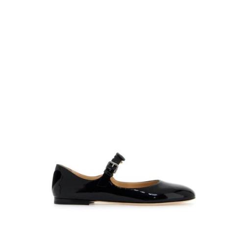 Lakleren Mary Jane Ballerina's Mach & Mach , Black , Dames