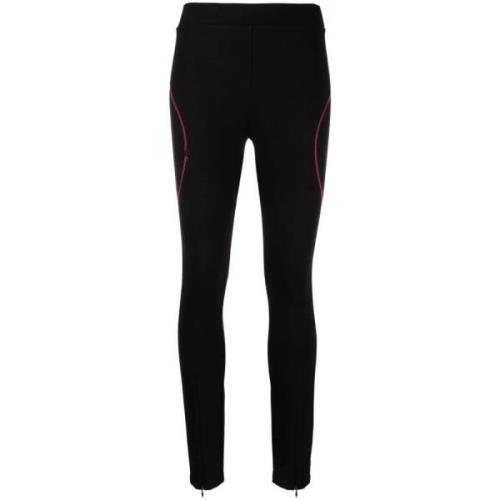 Logo Punto Leggings Karl Lagerfeld , Black , Dames