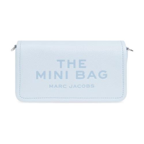 Leren schoudertas De Mini Tas Marc Jacobs , Blue , Dames