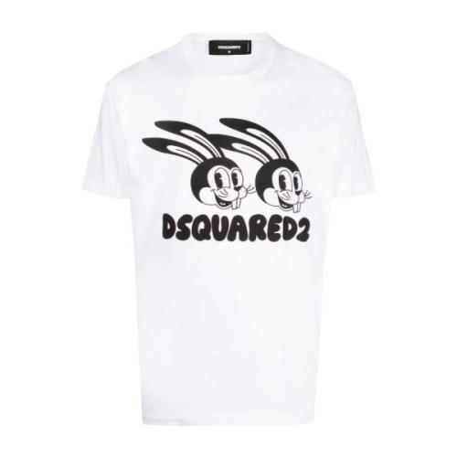 Katoenen T-Shirt voor Heren, Upgrade voor Casual Garderobe Dsquared2 ,...