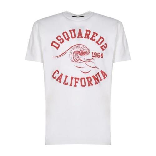 Logo T-shirt Dsquared2 , White , Heren