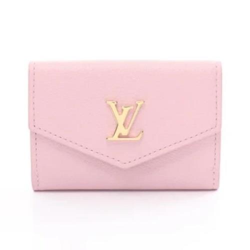 Pre-owned Leather wallets Louis Vuitton Vintage , Pink , Dames