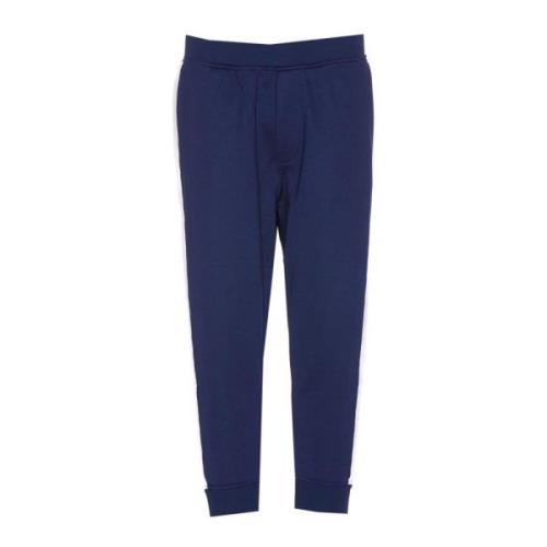 Logo Track Pants Dsquared2 , Blue , Heren