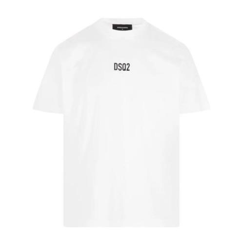 Logo T-shirt Dsquared2 , White , Heren