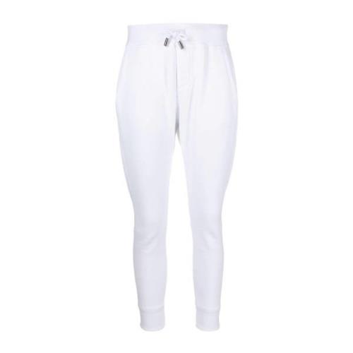 Witte Katoenen Broek Dsquared2 , White , Dames