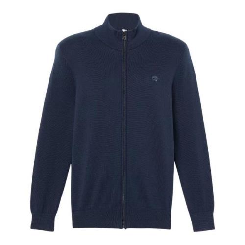 River Full Zip Sweater Timberland , Blue , Heren