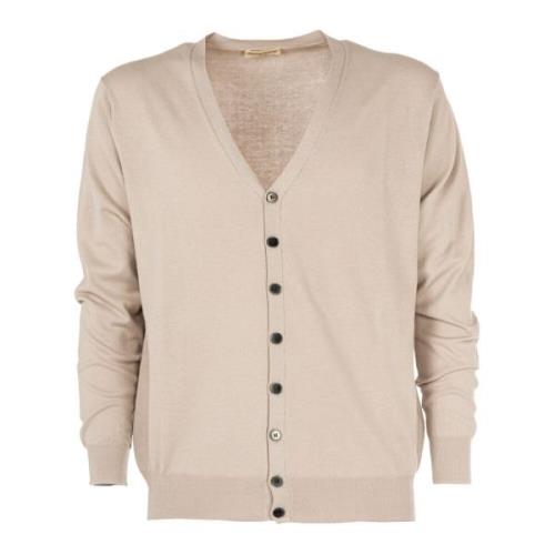 Heren V-Hals Cardigan Outlet Prijs Cashmere Company , Gray , Heren