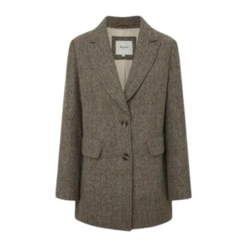 Beige Jassen voor Vrouwen Pepe Jeans , Beige , Dames