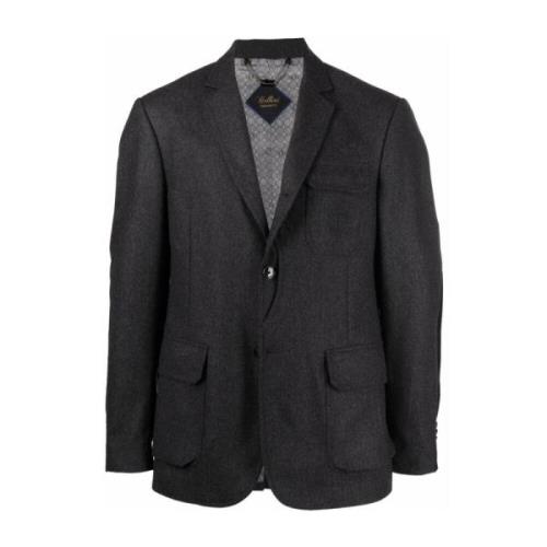 Zwarte Textiel Blazer Billionaire , Black , Heren