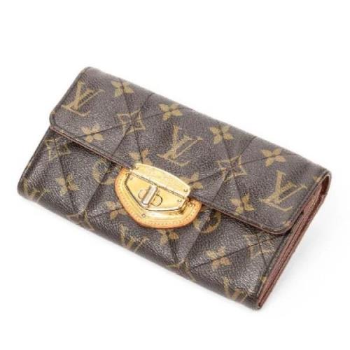 Pre-owned Coated canvas wallets Louis Vuitton Vintage , Brown , Dames