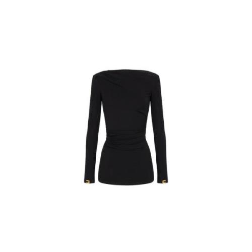 Zwarte Truien voor Vrouwen Elisabetta Franchi , Black , Dames