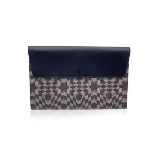 Pre-owned Canvas clutches Gucci Vintage , Black , Dames