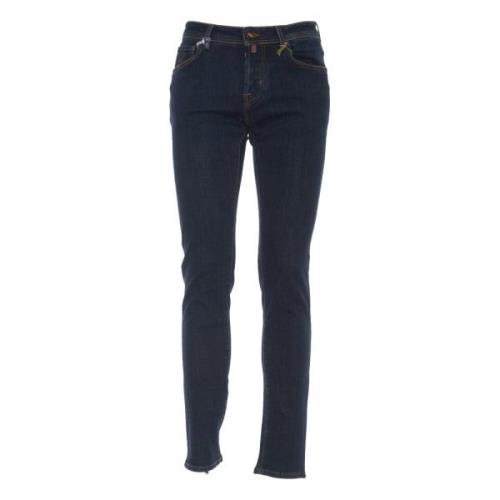 Donkerblauwe Super Slim Jeans Jacob Cohën , Blue , Heren