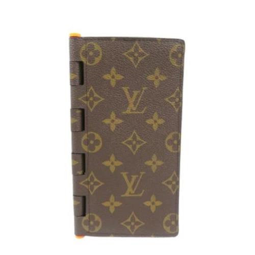 Pre-owned Canvas wallets Louis Vuitton Vintage , Brown , Dames