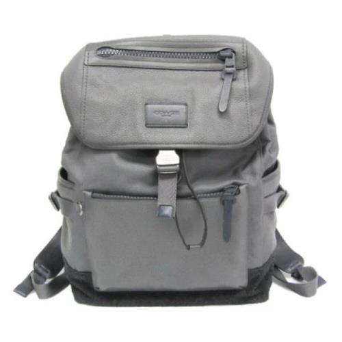 Pre-owned Suede backpacks Coach Pre-owned , Gray , Dames